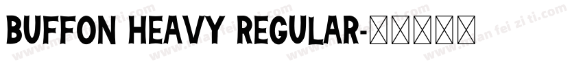 Buffon Heavy Regular字体转换